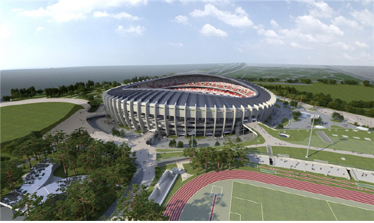 주경기장 투시도.